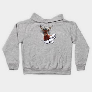 Moonlight Stag (BEIB) Kids Hoodie